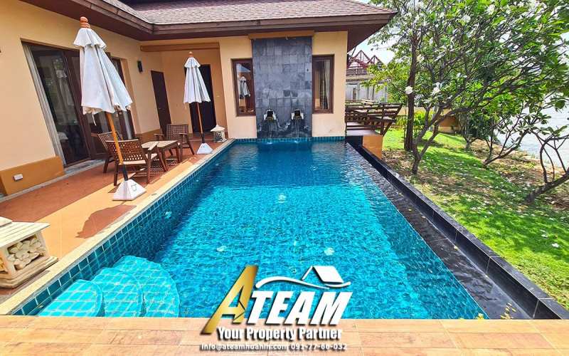 Lakeside-poolvilla-for-sale-hua-hin-Takiap-lake-swinningpool