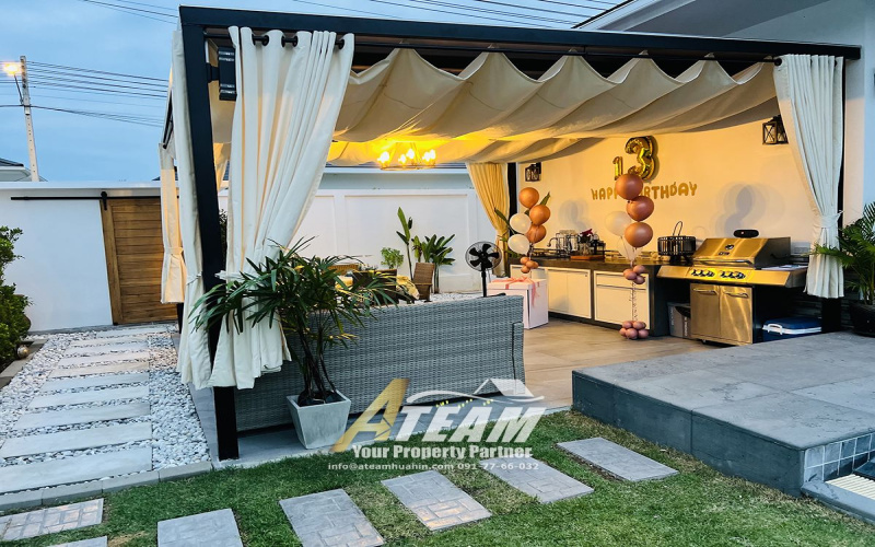 Hua Hin Center , 3 Bedrooms, 4 Bathrooms, House / Villa, For Rent, ,1282, A-Team Real estate