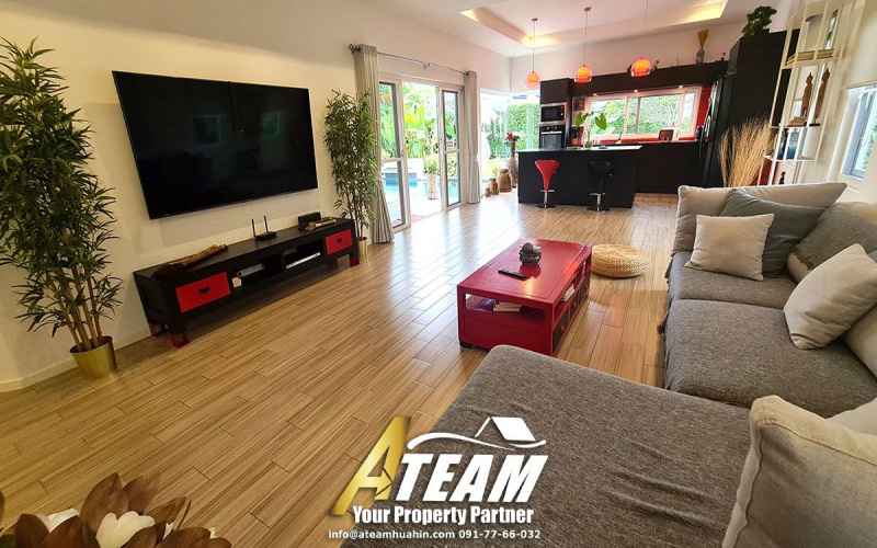 Hua Hin, Thap Thai, 4 Bedrooms, 4 Bathrooms, House / Villa, For Sale,1349, A-Team Real estate