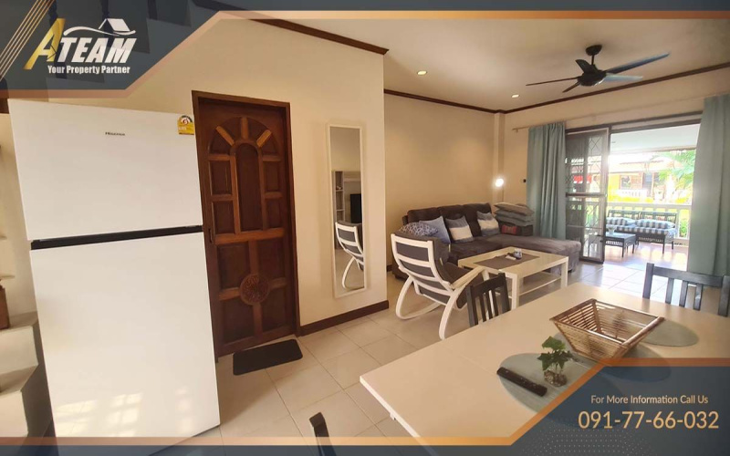 Hua Hin Center , 2 Bedrooms, 1 Bathroom, Apartment / Condo, For Rent, ,1383, A-Team Real estate