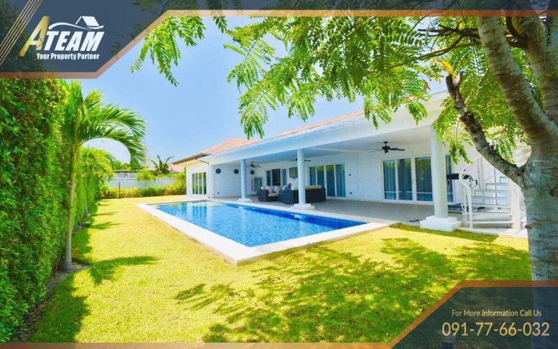 Hua Hin, Thap Thai, 3 Bedrooms, 5 Bathrooms, House / Villa, For Sale,1400, A-Team Real estate