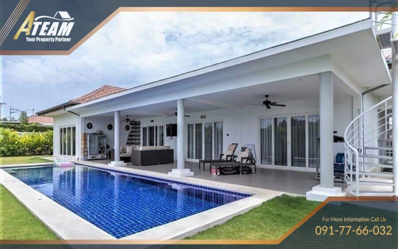 Hua Hin, Thap Thai, 3 Bedrooms, 5 Bathrooms, House / Villa, For Sale,1400, A-Team Real estate