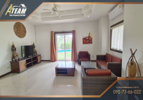 Hua Hin Center , 3 Bedrooms, 3 Bathrooms, House / Villa, For Rent, ,1443, A-Team Real estate
