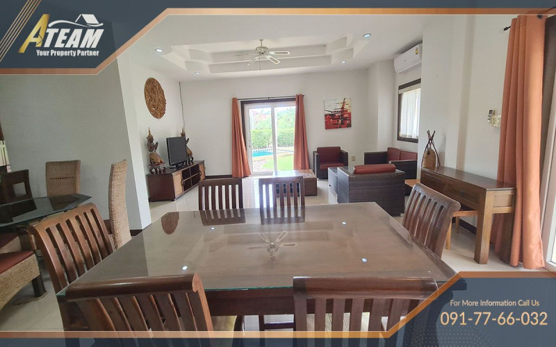 Hua Hin Center , 3 Bedrooms, 3 Bathrooms, House / Villa, For Rent, ,1443, A-Team Real estate