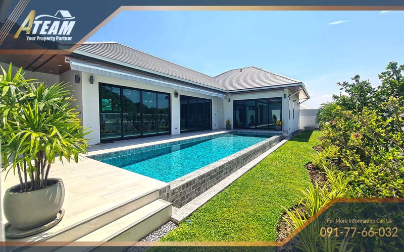 Hua Hin, Thap Thai, 4 Bedrooms, 4 Bathrooms, House / Villa, For Sale,1569, A-Team Real estate