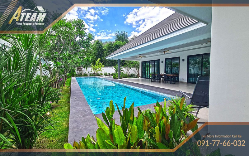 Hua Hin, Hin Lek Fai, 3 Bedrooms, 2 Bathrooms, House / Villa, For Sale,1582, A-Team Real estate