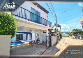 Hua Hin , Hua Hin Center , 3 Bedrooms, 3 Bathrooms, House / Villa, For Sale, ,1623, A-Team Real estate