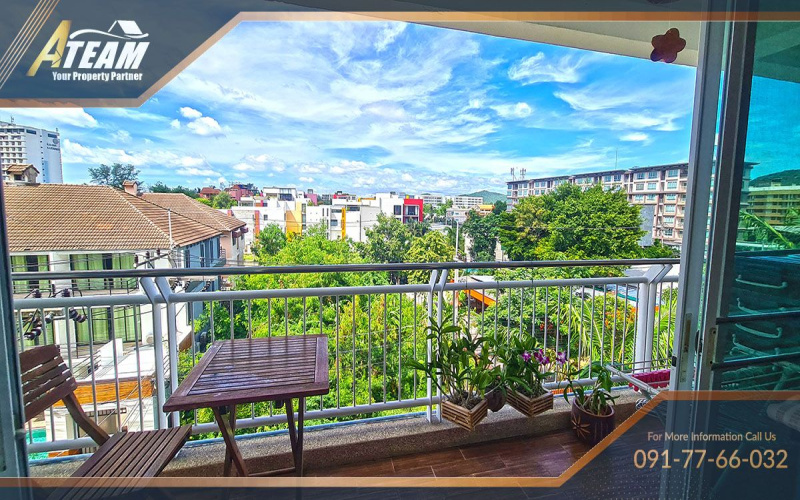 Hua Hin , Takiap, 2 Bedrooms, 1 Bathroom, Apartment / Condo, For Sale,1631, A-Team Real estate