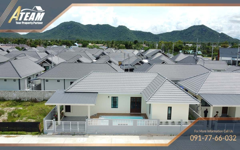 Sampraya , Cha Am, 3 Bedrooms, 3 Bathrooms, House / Villa, For Sale,1646, A-Team Real estate
