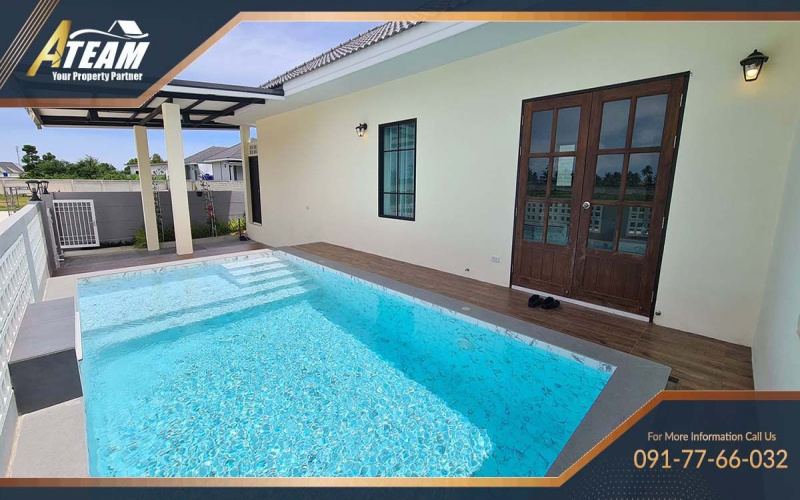 Sampraya , Cha Am, 3 Bedrooms, 3 Bathrooms, House / Villa, For Sale,1646, A-Team Real estate