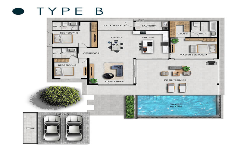Hua Hin, Khao Tao , 3 Bedrooms, 3 Bathrooms, House / Villa, For Sale, ,1053, A-Team Real estate