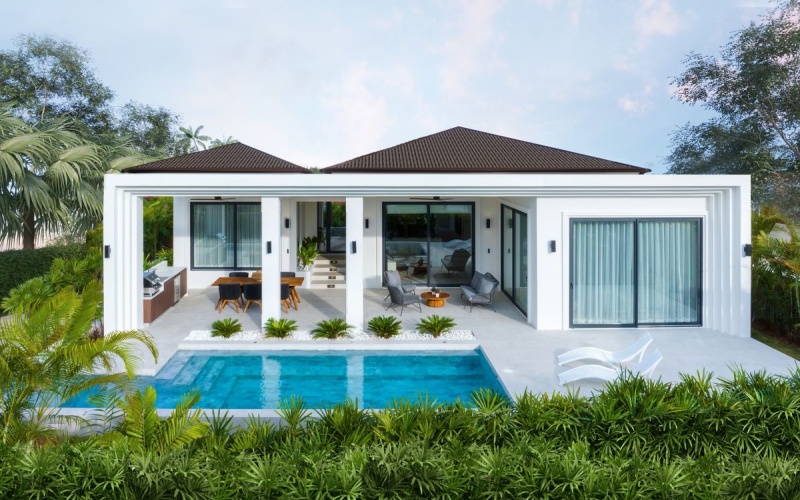 8/35 , Nong Gae, Hua Hin Center 77110, 2 Bedrooms, 2 Bathrooms, House / Villa, For Sale, Moobaan Hua Na,1059, A-Team Real estate