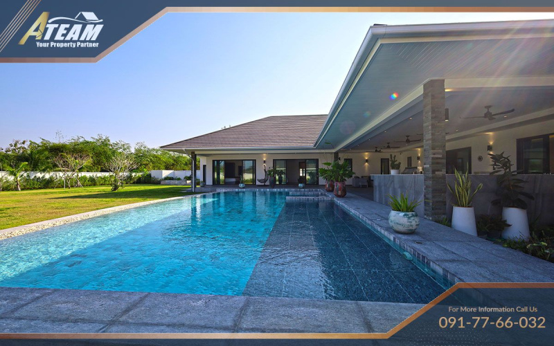 Hua Hin, Wangpong , 4 Bedrooms, 5 Bathrooms, House / Villa, For Sale, ,1771, A-Team Real estate