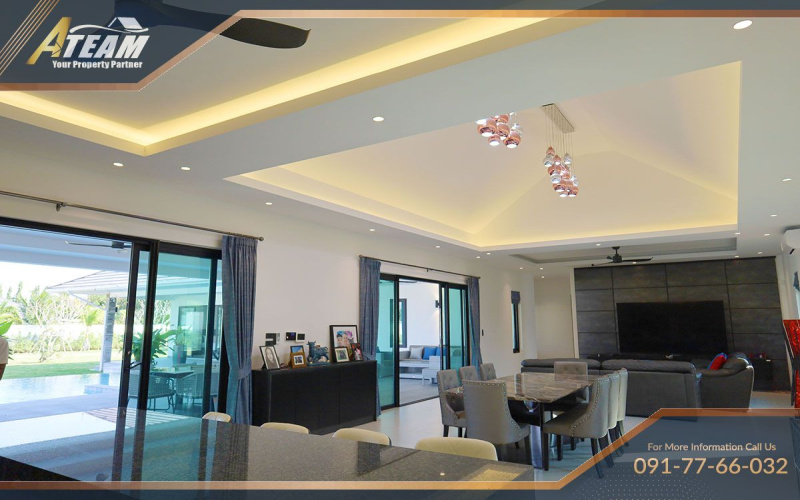 Hua Hin, Wangpong , 4 Bedrooms, 5 Bathrooms, House / Villa, For Sale, ,1771, A-Team Real estate