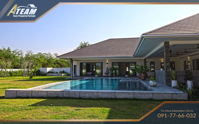 Hua Hin, Wangpong , 4 Bedrooms, 5 Bathrooms, House / Villa, For Sale, ,1771, A-Team Real estate