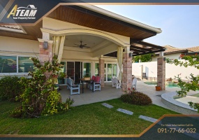 Hua Hin, Hin Lek Fai, 3 Bedrooms, 2 Bathrooms, House / Villa, For Rent,0,1808, A-Team Real estate