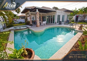 Hua Hin, Hin Lek Fai, 3 Bedrooms, 2 Bathrooms, House / Villa, For Rent,0,1808, A-Team Real estate