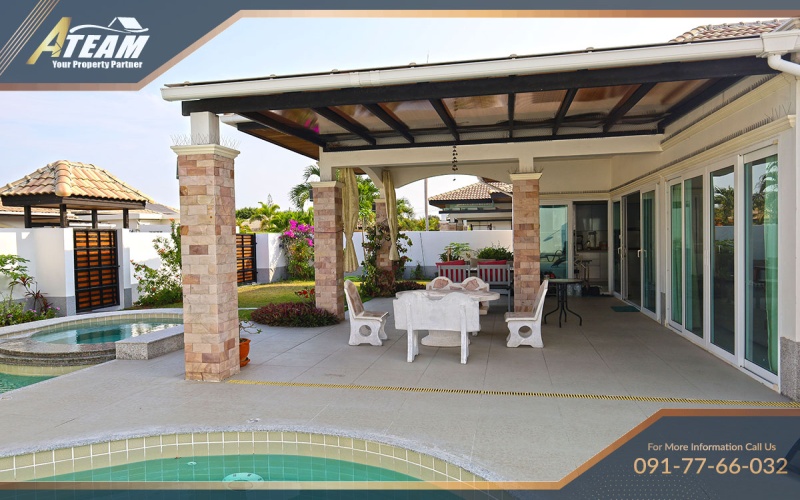 Hua Hin, Hin Lek Fai, 3 Bedrooms, 2 Bathrooms, House / Villa, For Rent,0,1808, A-Team Real estate
