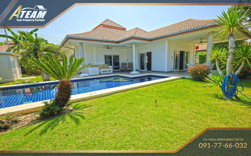 Hua Hin, Thap Thai, 3 Bedrooms, 3 Bathrooms, House / Villa, For Rent,1809, A-Team Real estate