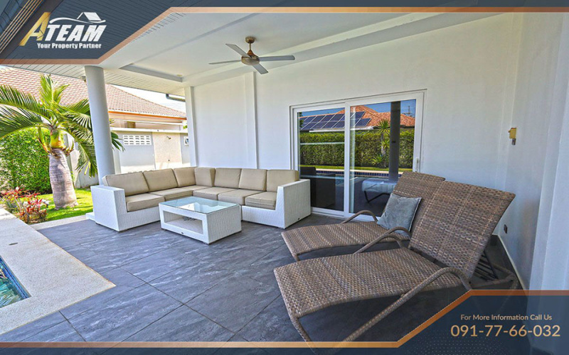 Hua Hin, Thap Thai, 3 Bedrooms, 3 Bathrooms, House / Villa, For Rent,1809, A-Team Real estate