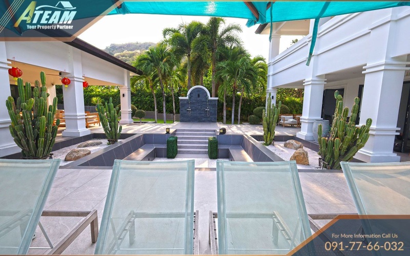 Hua Hin luxury villa, BelVida Estates, pool villa for sale, Hua Hin real estate, 5-bedroom villa Hua Hin, tropical villa Thailand, Blue Lotus Hua Hin, luxury property Hua Hin, investment property Thailand, BelVida Estates amenities