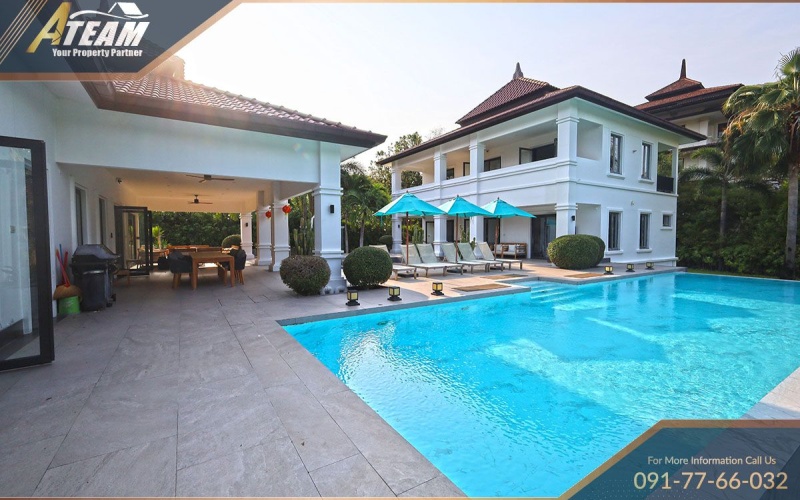 Hua Hin luxury villa, BelVida Estates, pool villa for sale, Hua Hin real estate, 5-bedroom villa Hua Hin, tropical villa Thailand, Blue Lotus Hua Hin, luxury property Hua Hin, investment property Thailand, BelVida Estates amenities