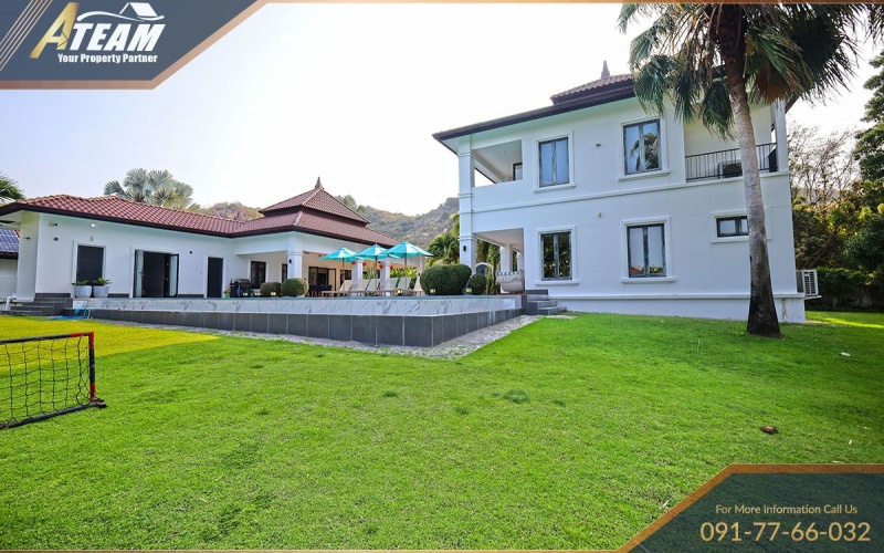 Hua Hin luxury villa, BelVida Estates, pool villa for sale, Hua Hin real estate, 5-bedroom villa Hua Hin, tropical villa Thailand, Blue Lotus Hua Hin, luxury property Hua Hin, investment property Thailand, BelVida Estates amenities