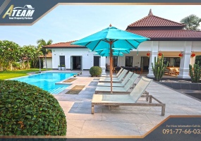 Hua Hin luxury villa, BelVida Estates, pool villa for sale, Hua Hin real estate, 5-bedroom villa Hua Hin, tropical villa Thailand, Blue Lotus Hua Hin, luxury property Hua Hin, investment property Thailand, BelVida Estates amenities