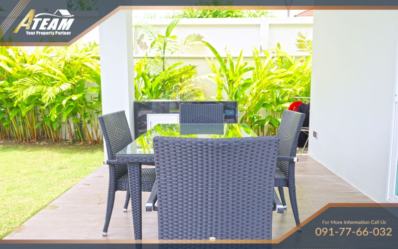 villa for sale Hua Hin, Thap Tai property, mountain view villa Thailand, Hua Hin real estate, pool villa Hua Hin, modern villa for sale, Hua Hin house with jacuzzi, corner plot villa, Thai property 2024