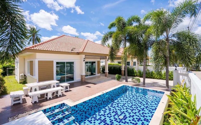 Hua Hin villa for sale, pool villa Hin Lek Fai, 2 bedroom villa Hua Hin, Hua Hin property, Hua Hin real estate, private pool villa, house for sale Hua Hin, freehold villa Thailand, no common fee house, budget villa Hua Hin

