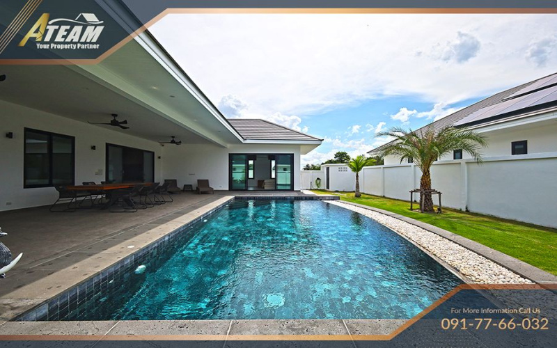 Hua Hin, Hin Lek Fai, 3 Bedrooms, 3 Bathrooms, House / Villa, For Rent,1887, A-Team Real estate