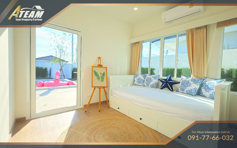 Lavalle Hua Hin villa, Soi 70 house for sale, Hua Hin property, 3-bedroom pool villa, Hua Hin real estate, villa with pool Hua Hin, ready to move in villa