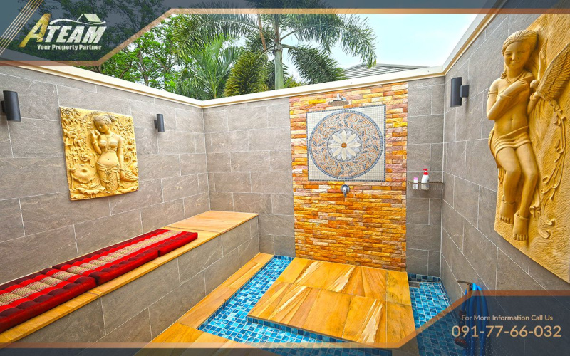 Hua Hin pool villa, Bor Fai property, house for sale Hua Hin, Nice Breeze 6, freehold villa Thailand, 3-bedroom villa Hua Hin, Hua Hin real estate, tropical villa Thailand, fully furnished villa Hua Hin, ATEAM Property Group