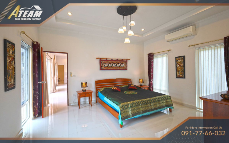 Hua Hin pool villa, Bor Fai property, house for sale Hua Hin, Nice Breeze 6, freehold villa Thailand, 3-bedroom villa Hua Hin, Hua Hin real estate, tropical villa Thailand, fully furnished villa Hua Hin, ATEAM Property Group