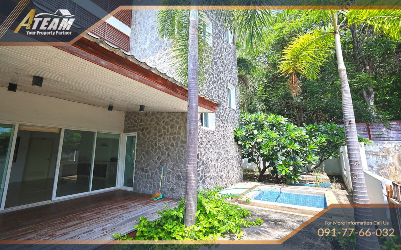 Hua Hin house for sale, Highland Seaview Village, sea view home Hua Hin, rooftop house Thailand, renovate house Hua Hin, affordable villa Hua Hin, Hua Hin real estate, mountain view house, Hua Hin renovation opportunity, property near Hua Hin beach