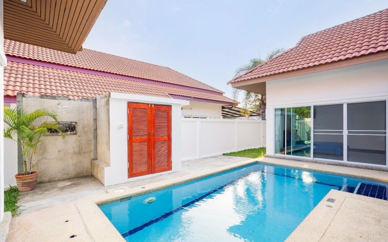Hpool villa Hua Hin, Hin Lek Fai house for sale, freehold villa Hua Hin, 3 bedroom villa Hua Hin, Hua Hin property, house near Hua Hin beach, villa with no common fees, Hua Hin real estate, budget villa Hua Hin, villa for retirees Thailand

