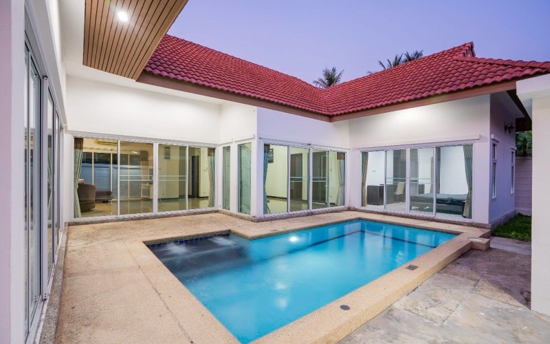 Hpool villa Hua Hin, Hin Lek Fai house for sale, freehold villa Hua Hin, 3 bedroom villa Hua Hin, Hua Hin property, house near Hua Hin beach, villa with no common fees, Hua Hin real estate, budget villa Hua Hin, villa for retirees Thailand

