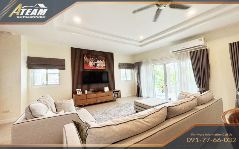 hua hin house for sale, pool villa hua hin, 3 bedroom villa thailand, fully furnished home hua hin, thai and western kitchen, hua hin property 7.8m, ready to move in, real estate hua hin, affordable house hua hin, storage room villa

