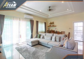 hua hin house for sale, pool villa hua hin, 3 bedroom villa thailand, fully furnished home hua hin, thai and western kitchen, hua hin property 7.8m, ready to move in, real estate hua hin, affordable house hua hin, storage room villa

