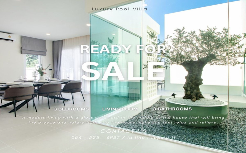 Hua Hin , Thap Thai 77110, 3 Bedrooms, 3 Bathrooms, House / Villa, For Sale,1081, A-Team Real estate