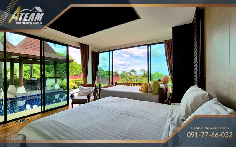 Khao Tao villa for sale, sea view villa Hua Hin, Panorama Pool Villas, Hua Hin property, 3-bedroom pool villa, freehold villa Thailand, house for sale Khao Tao, Hua Hin real estate, pool villa near beach, private garden villa