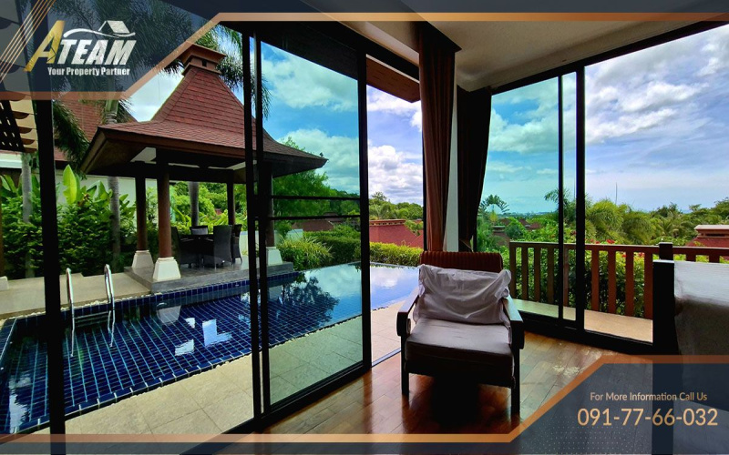 Khao Tao villa for sale, sea view villa Hua Hin, Panorama Pool Villas, Hua Hin property, 3-bedroom pool villa, freehold villa Thailand, house for sale Khao Tao, Hua Hin real estate, pool villa near beach, private garden villa