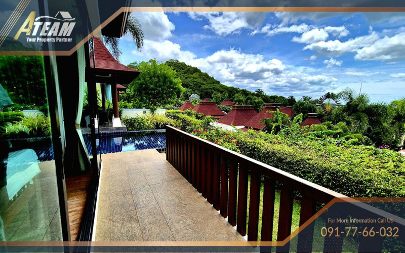 Khao Tao villa for sale, sea view villa Hua Hin, Panorama Pool Villas, Hua Hin property, 3-bedroom pool villa, freehold villa Thailand, house for sale Khao Tao, Hua Hin real estate, pool villa near beach, private garden villa