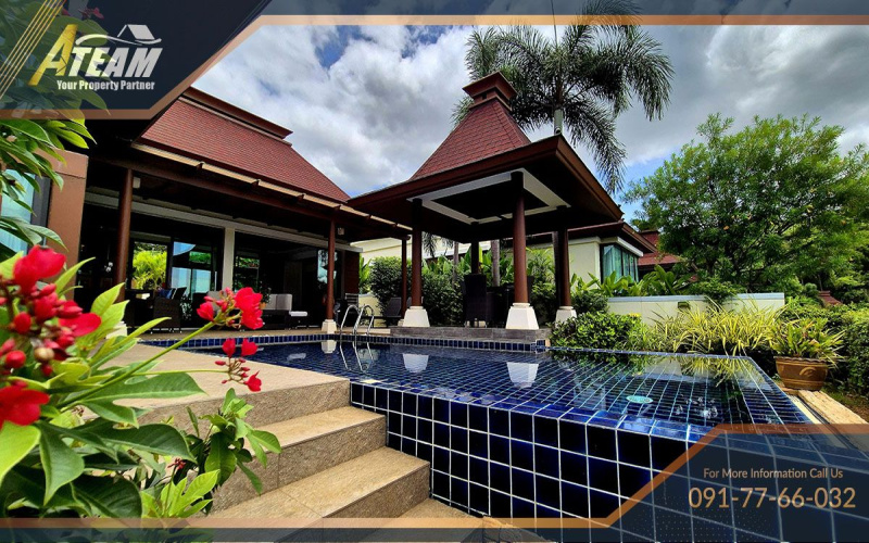 Khao Tao villa for sale, sea view villa Hua Hin, Panorama Pool Villas, Hua Hin property, 3-bedroom pool villa, freehold villa Thailand, house for sale Khao Tao, Hua Hin real estate, pool villa near beach, private garden villa