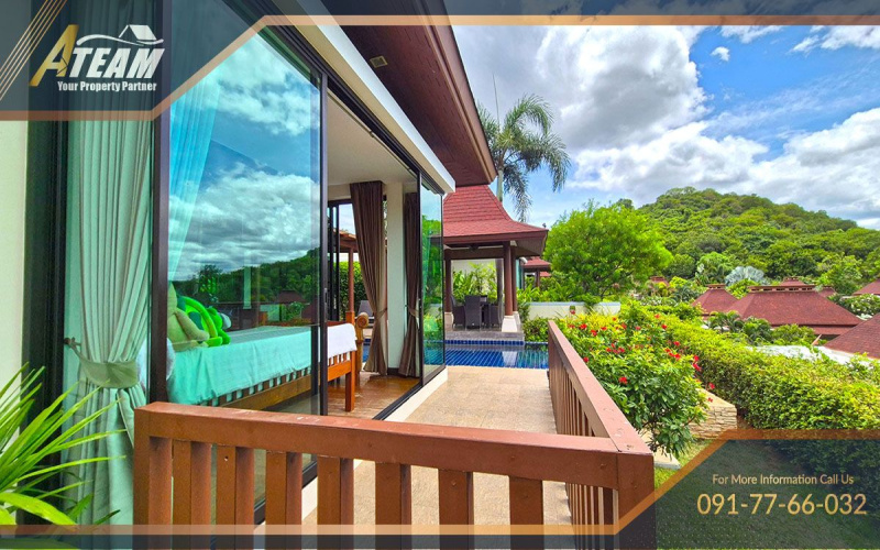 Khao Tao villa for sale, sea view villa Hua Hin, Panorama Pool Villas, Hua Hin property, 3-bedroom pool villa, freehold villa Thailand, house for sale Khao Tao, Hua Hin real estate, pool villa near beach, private garden villa