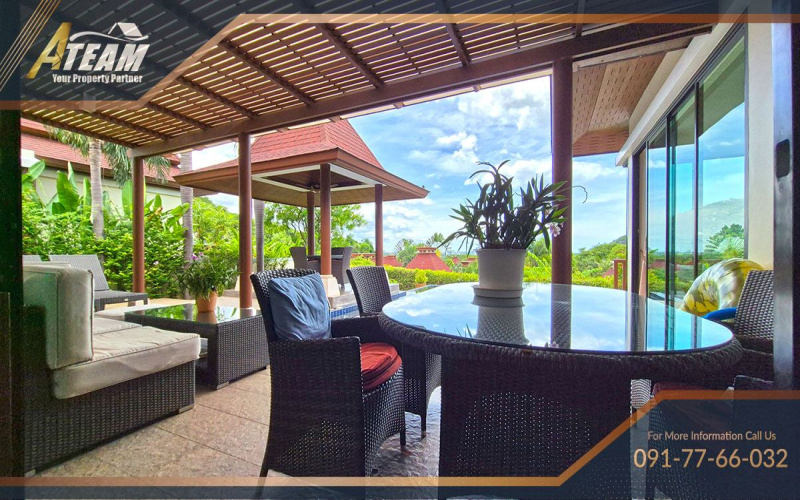 Khao Tao villa for sale, sea view villa Hua Hin, Panorama Pool Villas, Hua Hin property, 3-bedroom pool villa, freehold villa Thailand, house for sale Khao Tao, Hua Hin real estate, pool villa near beach, private garden villa