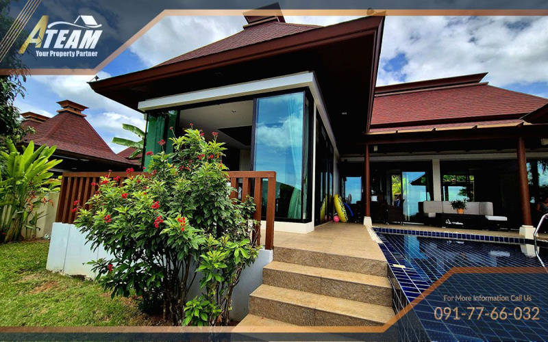 Khao Tao villa for sale, sea view villa Hua Hin, Panorama Pool Villas, Hua Hin property, 3-bedroom pool villa, freehold villa Thailand, house for sale Khao Tao, Hua Hin real estate, pool villa near beach, private garden villa