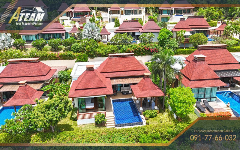 Khao Tao villa for sale, sea view villa Hua Hin, Panorama Pool Villas, Hua Hin property, 3-bedroom pool villa, freehold villa Thailand, house for sale Khao Tao, Hua Hin real estate, pool villa near beach, private garden villa