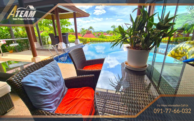 Khao Tao villa for sale, sea view villa Hua Hin, Panorama Pool Villas, Hua Hin property, 3-bedroom pool villa, freehold villa Thailand, house for sale Khao Tao, Hua Hin real estate, pool villa near beach, private garden villa